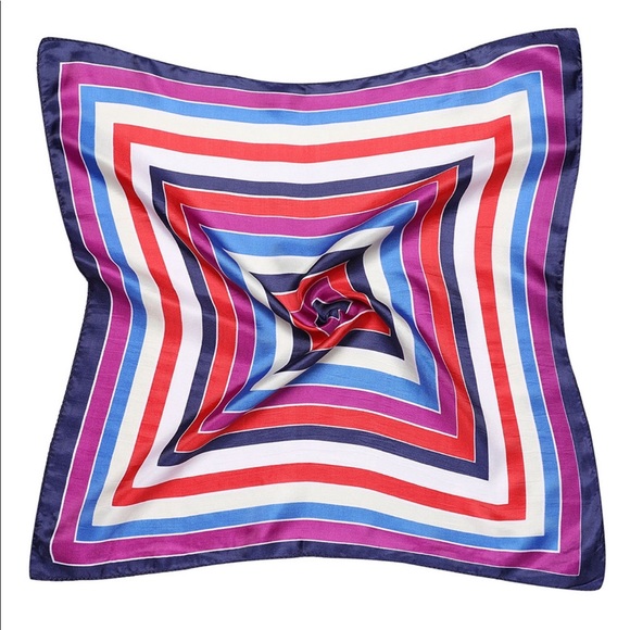 Stain Print Square Scarf - Picture 3 of 7